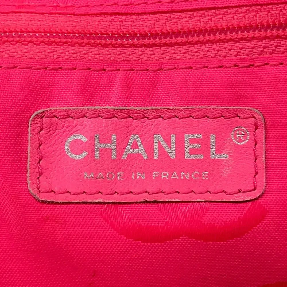 Chanel Cambon Line Bowling Bag Shoulder Bag A25171 Black White Lambskin Leather